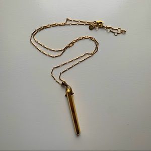 Gold pendant and chain